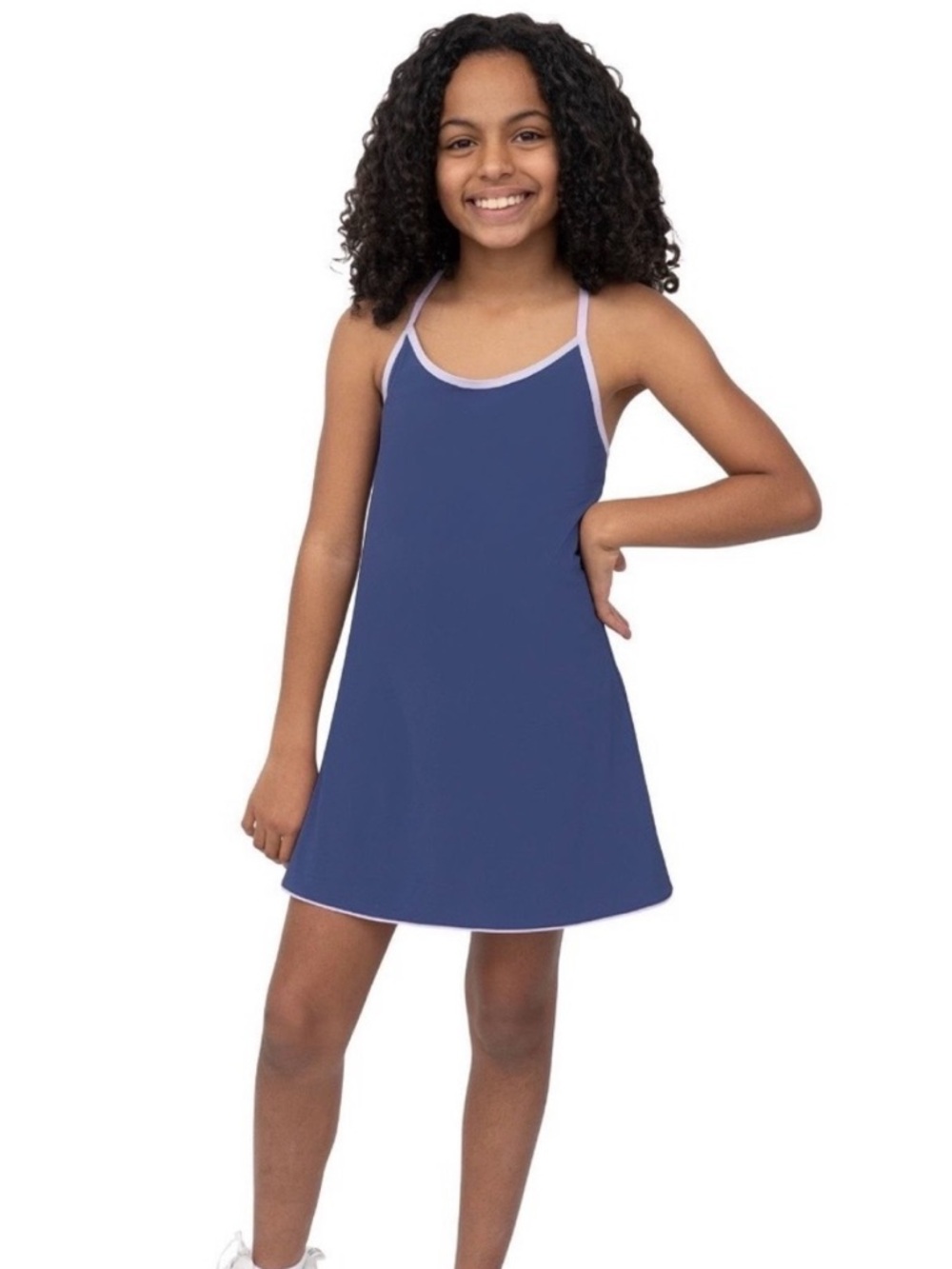 Outdoor Voices Girls Athletic Dress Built In Shorts Purple Size L 10 12
Wng